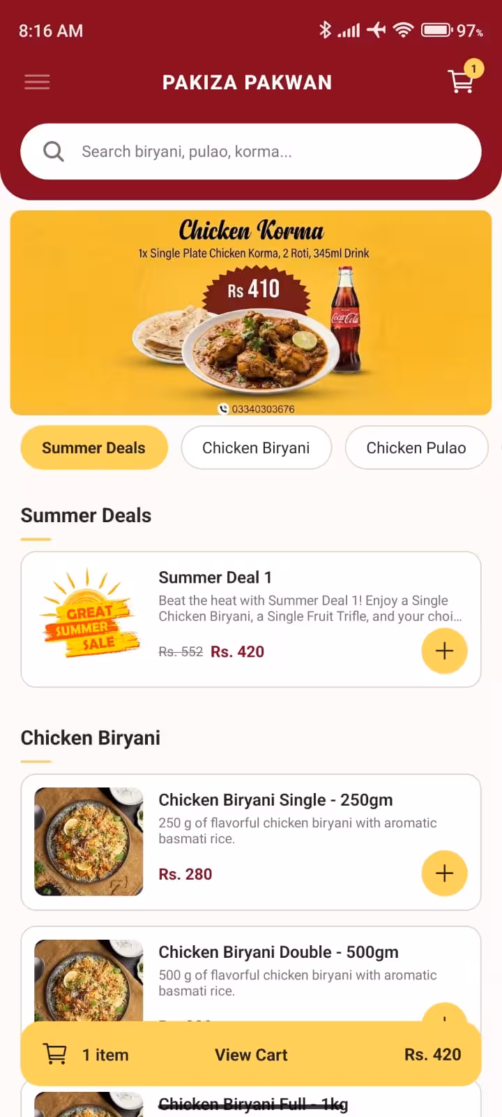 Mobile App preview